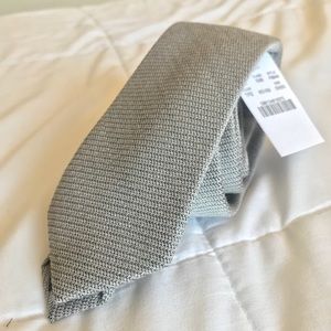 NEW J. Crew Wool Grey Textured Neck Tie